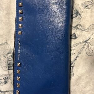Rebecca Minkoff Cobalt Blue Studded Wallet